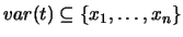 $t^M = t[U(x_1)/x_1]\ldots[U(x_n)/x_n]$